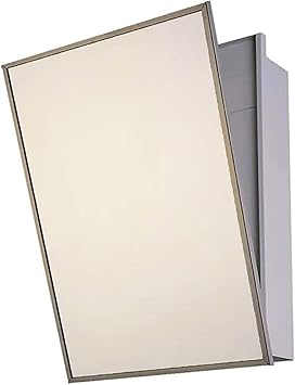 Amazon Com Ketcham 174 Hcsm Accessible Series Surface Mounted Medicine Cabinet Stainless Steel Framed Mirror 18 X 24 Home Improvement