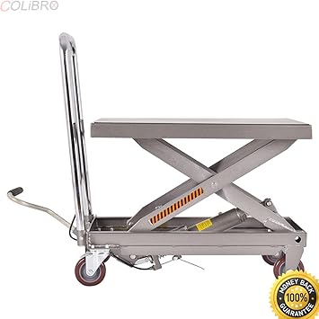Colibrox Rolling Table Cart 500lb Capacity Hydraulic Cart W Foot Pump Dolly Heavy Duty Hydraulic Scissor Lift Table Grizzly Hydraulic Table Lift Table Harbor Freight Scissor Lift Table For Sale Amazon Co Uk Diy Tools