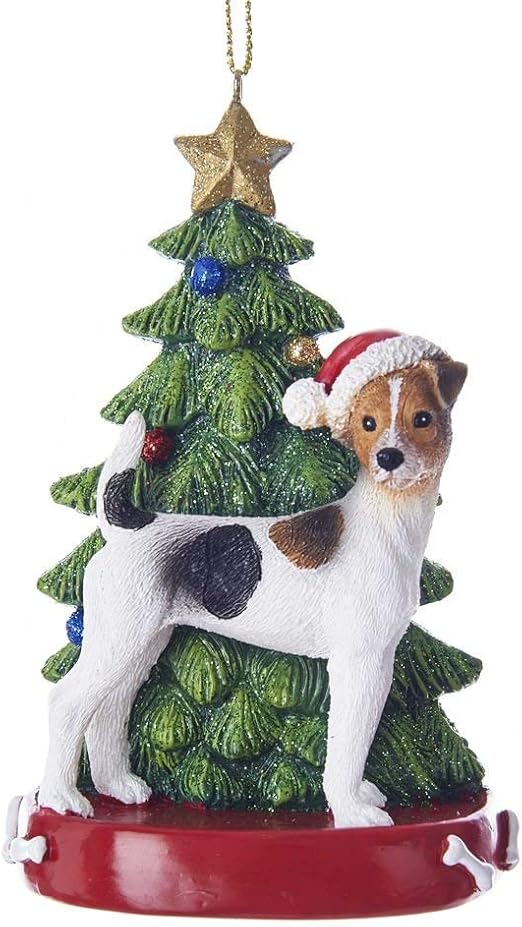 jack russell christmas ornament