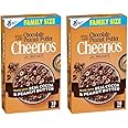 Cheerios Chocolate Peanut Butter Cheerios Cereal, Breakfast Cereal With Whole Grain Oats, 18 OZ Family Size (Pack of 2)