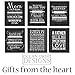 Ocean Drop Designs - 'May This Home' Quote Premium Chalkboard Style Typography Wall Art - Black Frame Included - Perfect Housewarming Gift (8