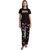 Bioworld Wicked Glinda & Elphaba Silhouettes Women's 2-Pack Pajama Set