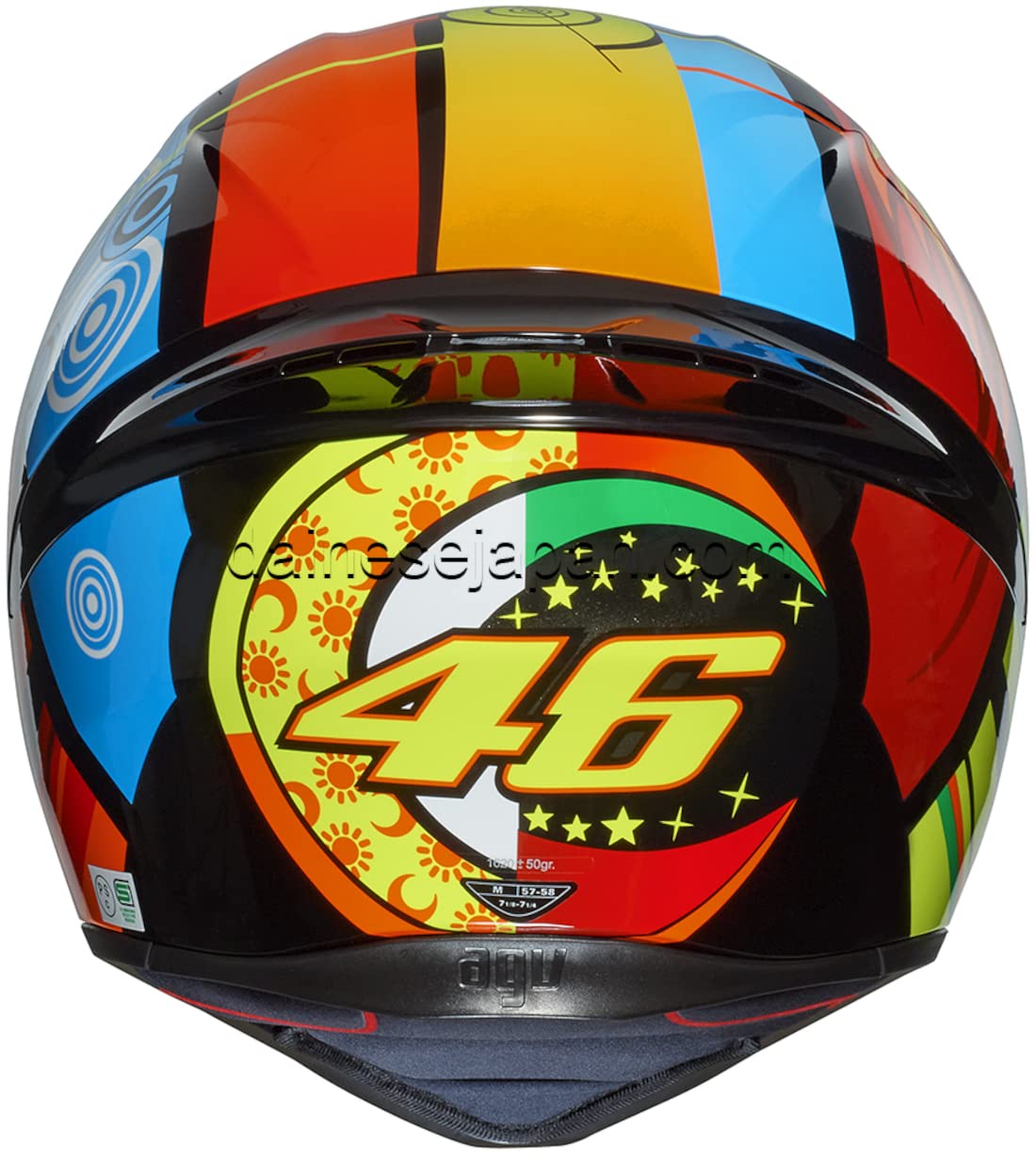 agv k1 elements Mua Motorcycle Helmet, Full Face trên Amazon Nhật chính hãng 2026 custom_type_Backpacks Hook Color:Chrome Silver The integrated spoiler improves How Line Diameter Effects