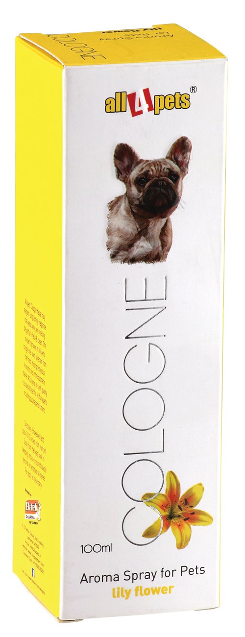 All4Pets Cologne Lilly Flower Spray, Dog Cologne 100Ml