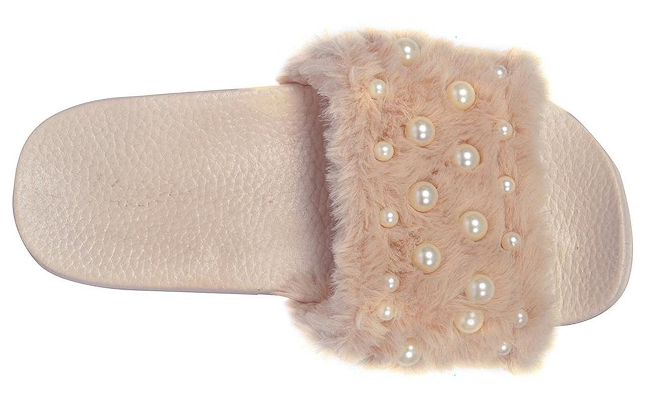 kawtra women's black casual slippers