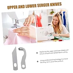 DOITOOL 2pcs Overlock Blades for Serger Sewing