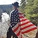 FUTUREPLUSX American Flag Cape, Wearable USA Flag Costume Outfit with Sleeves Classic Flag, 2 Differents Wearing Methods