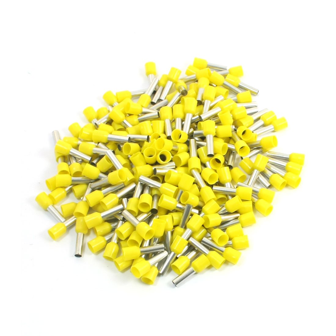 sourcing map 190Pcs 10AWG Wire Yellow Sleeve Pre-Insulated Ferrule Terminals E6012