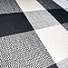 UKELER Buffalo Plaid Rugs 2×3- Cotton Retro Farmhouse Doormat Tartan Checkered Layered Door Mats Outdoor Hand-Woven Washable Throw Rugs for Front Porch/Kitchen/Sink/Bathroom/Entry Way