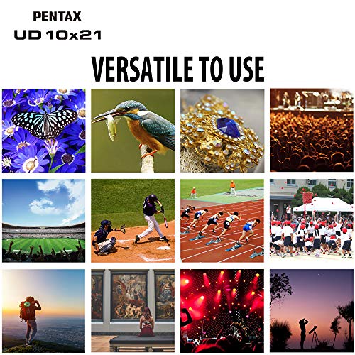 PENTAX Fernglas UD 10x21 - Schwarz. 10-fache Vergrößerung mit Dachprisma. Helle und klare Sicht, geringes Gewicht mit Multi-Beschichtung für hervorragende Bildleistung. Für Konzerte, Sport und Safari – Bild 6