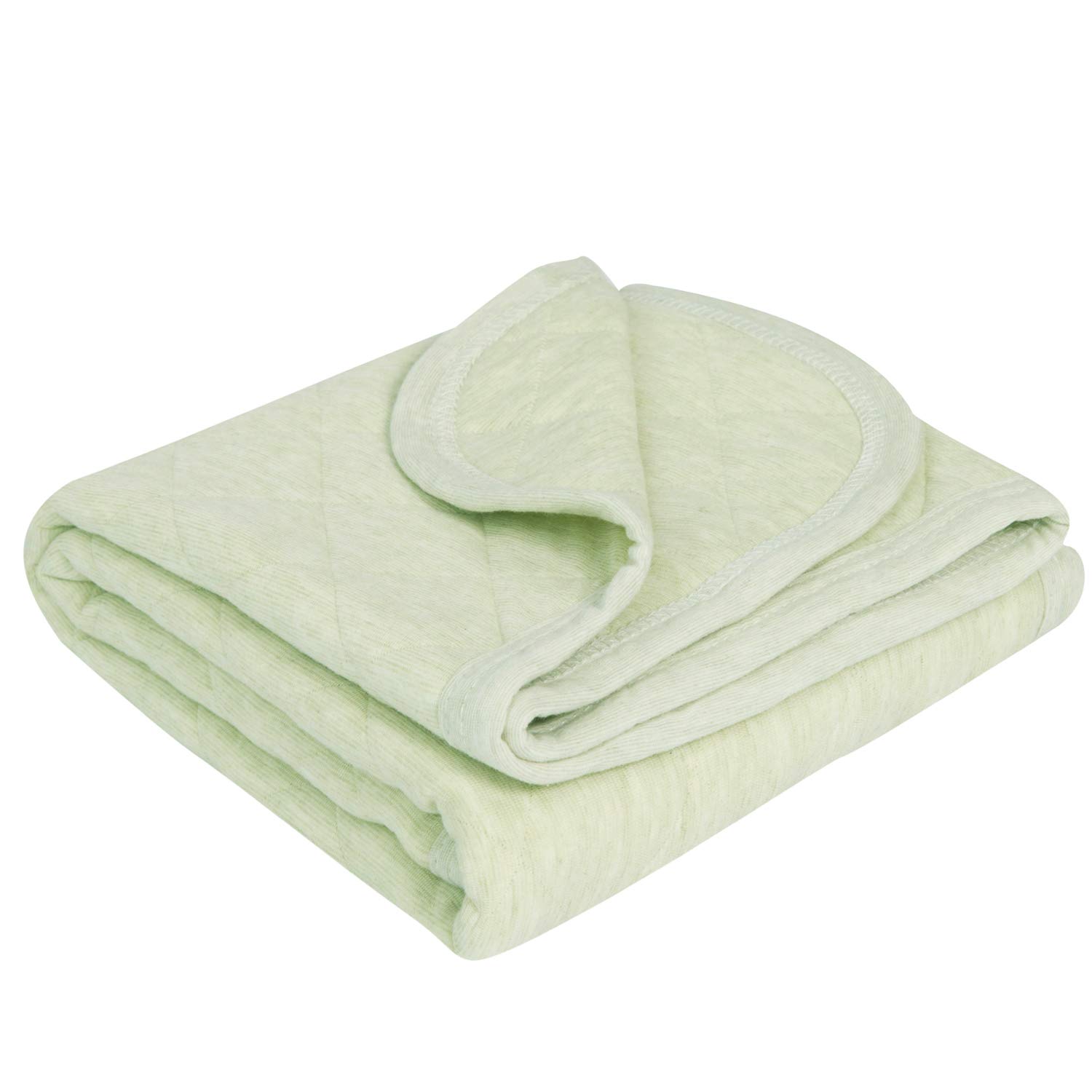TILLYOU AllergyFree Quilted Cotton Baby Blanket