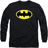 Popfunk Classic Batman Classic Logo Long Sleeve T Shirt & Stickers