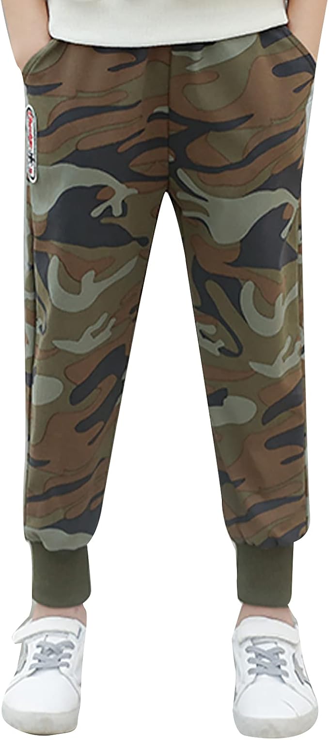 Aislor Children Boys Camouflage Pants Army Combat Trousers