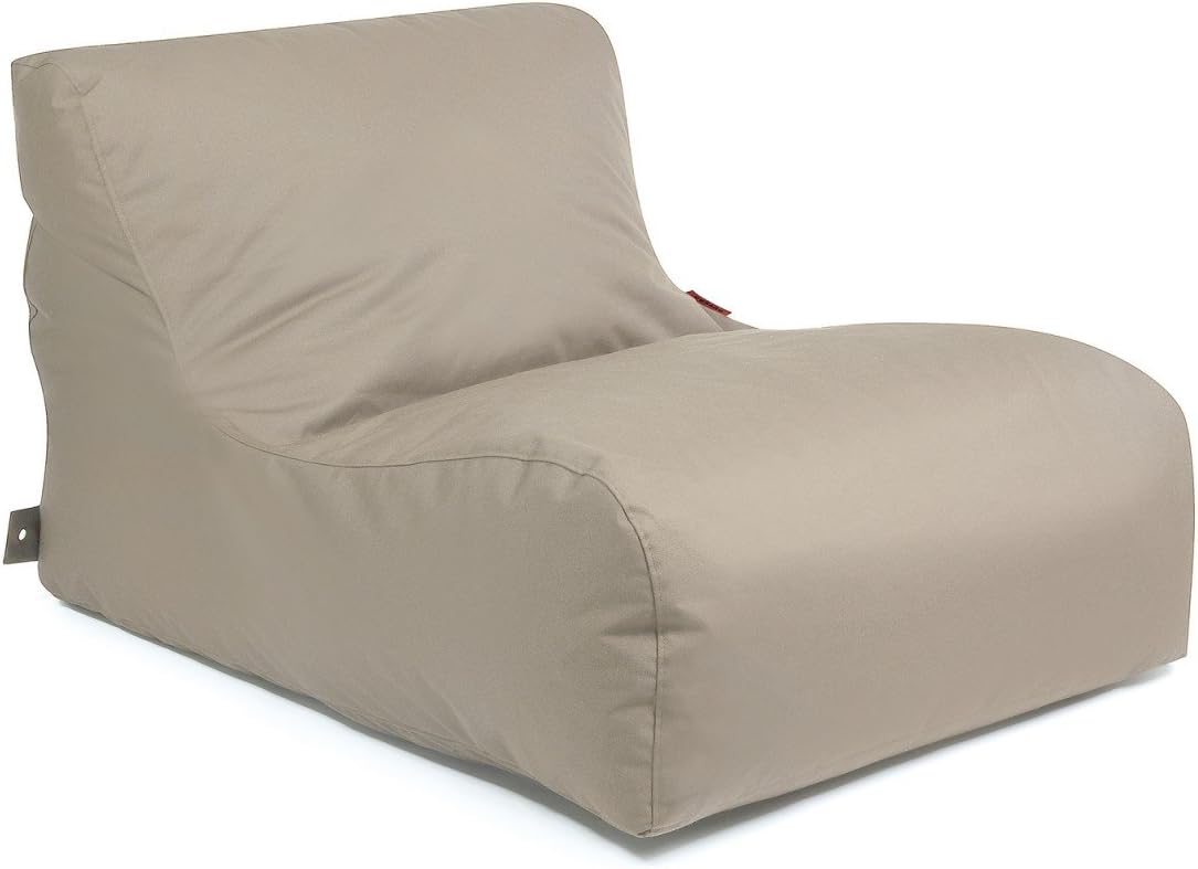 Pushbag 75X120X90 cm New Lounge Plus 100% Polyester Bean Bag, Mud, 500L