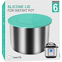 Silicone Lid for Instant Pot 6 Qt - 5 & 6 Quart Cover for Inner Pot Lid Fit Insta Pot IP DUO-60, LUX, ULTRA, Nova, Pro Crisp 
