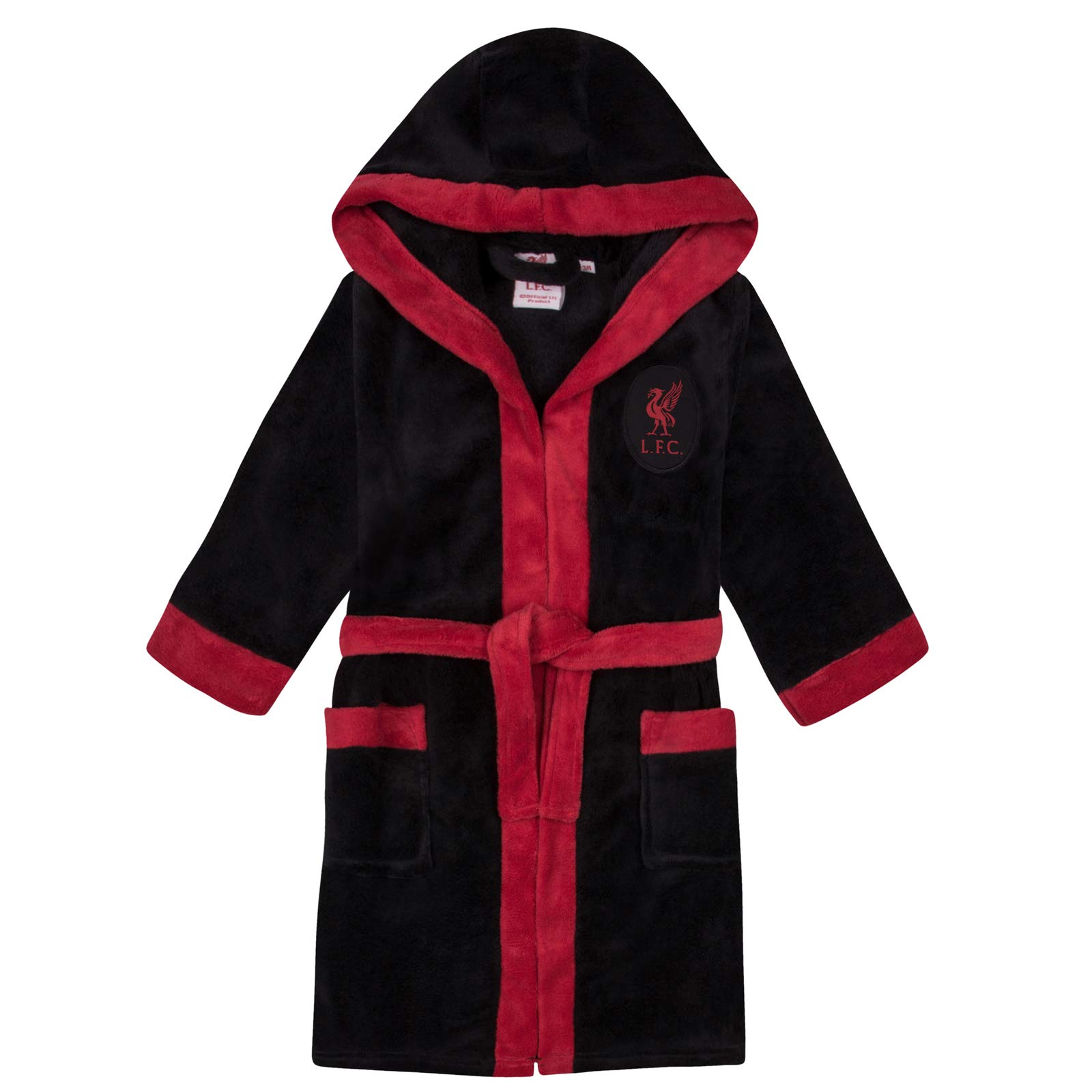 Liverpool FC Official Soccer Gift Boys Fleece Dressing Gown Robe