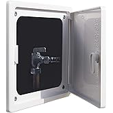 EASY-EXS Access Panel 8x8 with Door (Max Service Opening 6.5x6.5) Plastic White (Medium 8''x8'')