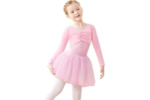 Avrigirl Kids Girls Ballet Wrap Tops Long Sleeve Crop Dance Sweaters for Leotards