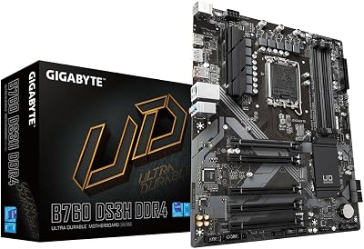 Gigabyte B760 DS3H DDR4 Motherboard LGA 1700 Intel 13th/12th Gen 5333MHz DDR4