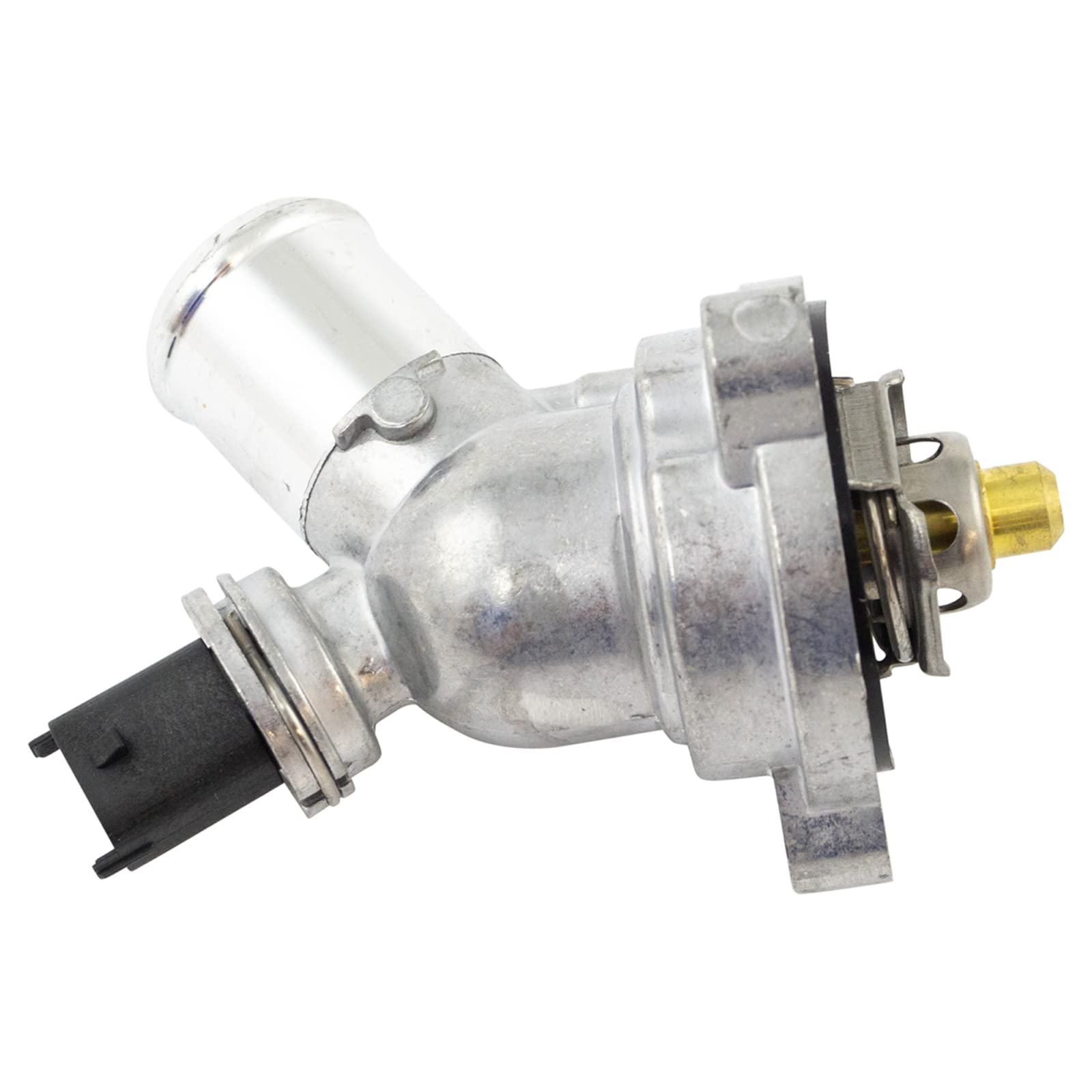 TRQ Coolant Thermostat Housing Assembly Compatible with 13-15 Chevy Spark