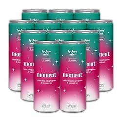 Moment SPARKLING Lychee Mint. Botanical Water with
