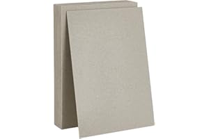 PH PandaHall Lot de 25 feuilles de carton aggloméré de 17,8 x 12,7 cm pour reliure de livres, travaux manuels, couverture de 