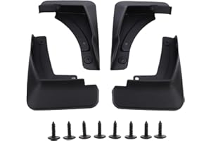 Aramox 4pcs Car Mud Flaps, ABS Front Rear Tire Protector Mudflaps for Escape ST Line 2020-2025