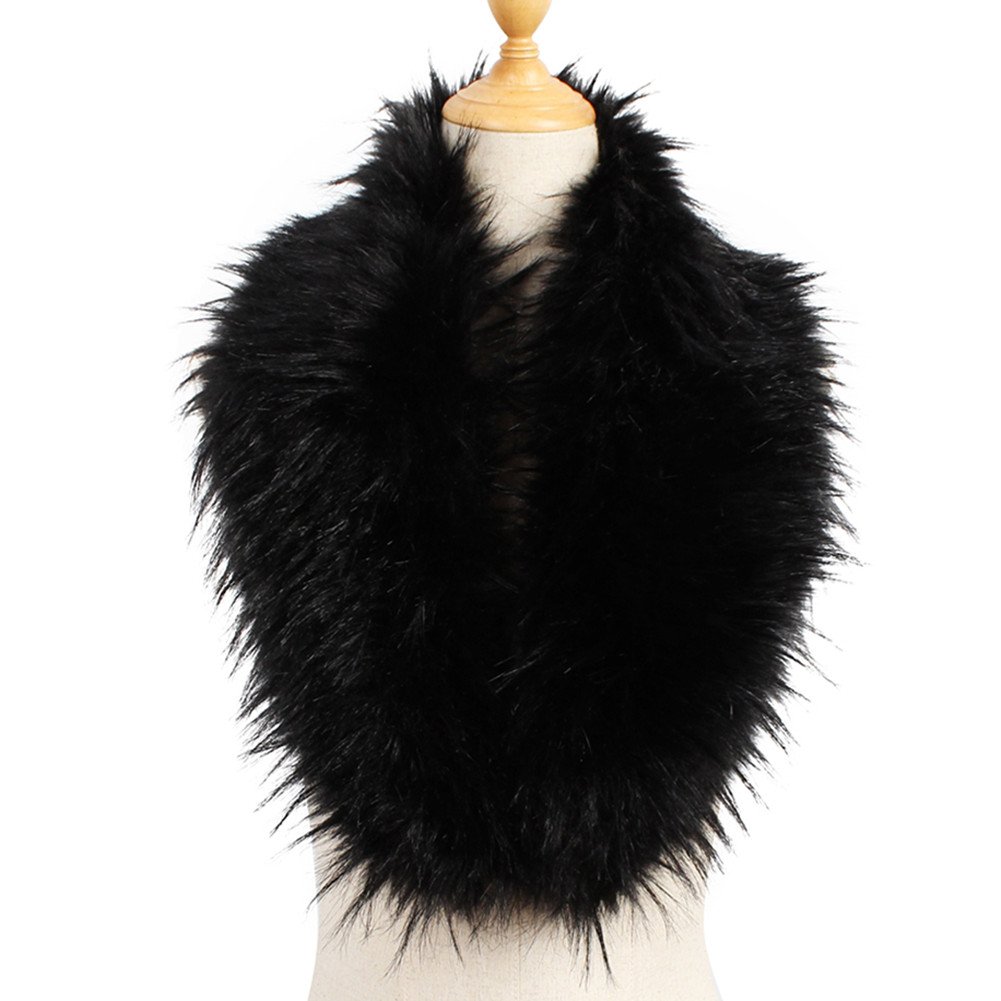 Yetagoo Faux Fur Collar Women's Neck Warmer Scarf Wrap Gatsby 1920s Shawl Accessories Yetagoo Faux Fur Collar Women's Neck Warmer Scarf Wrap Gatsby 1920s Shawl Accessories