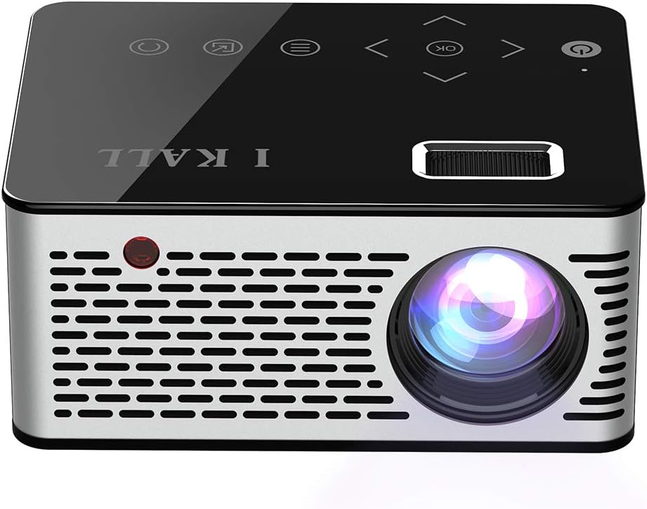 I Kall Full HD (1080p) HDMI Connectivity 110 Inch Display T200 Multiscreen Projector (Black)