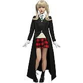 miccostumes Women's Anime Cosplay Costume Overcoat with Tie and Gloves