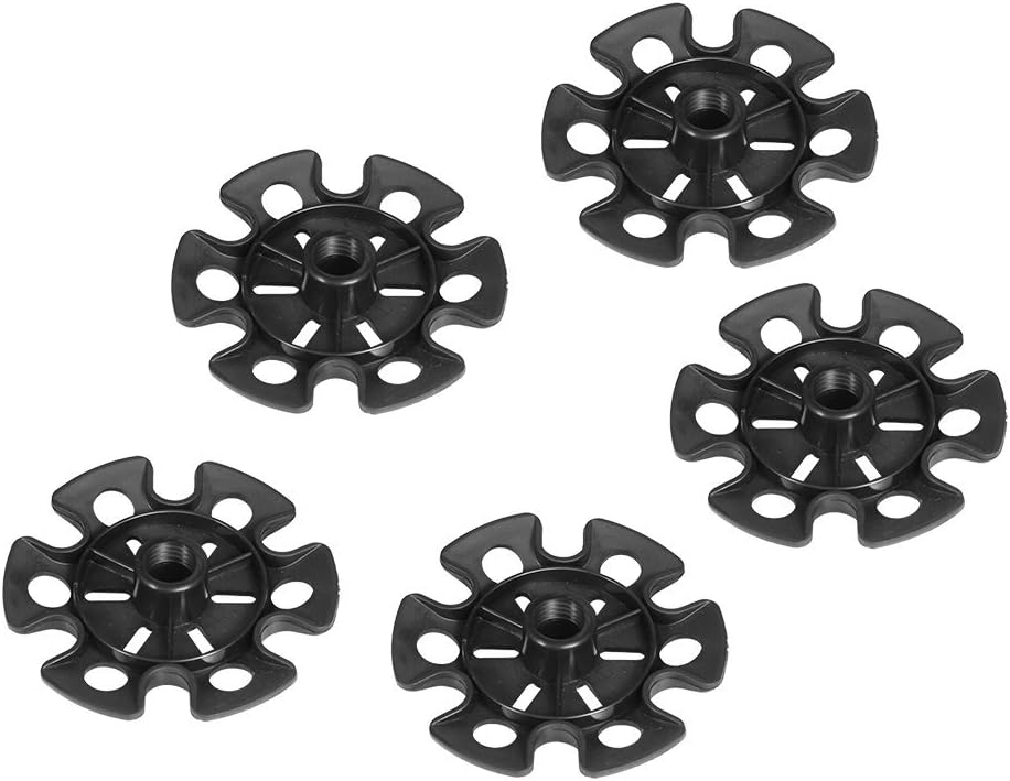 Aramox5 Pcs/Set Trekking Pole Snow Baskets,Removable Mud Ski Basket Walking Hiking Stick Replacement Accessory for Hiking Poles