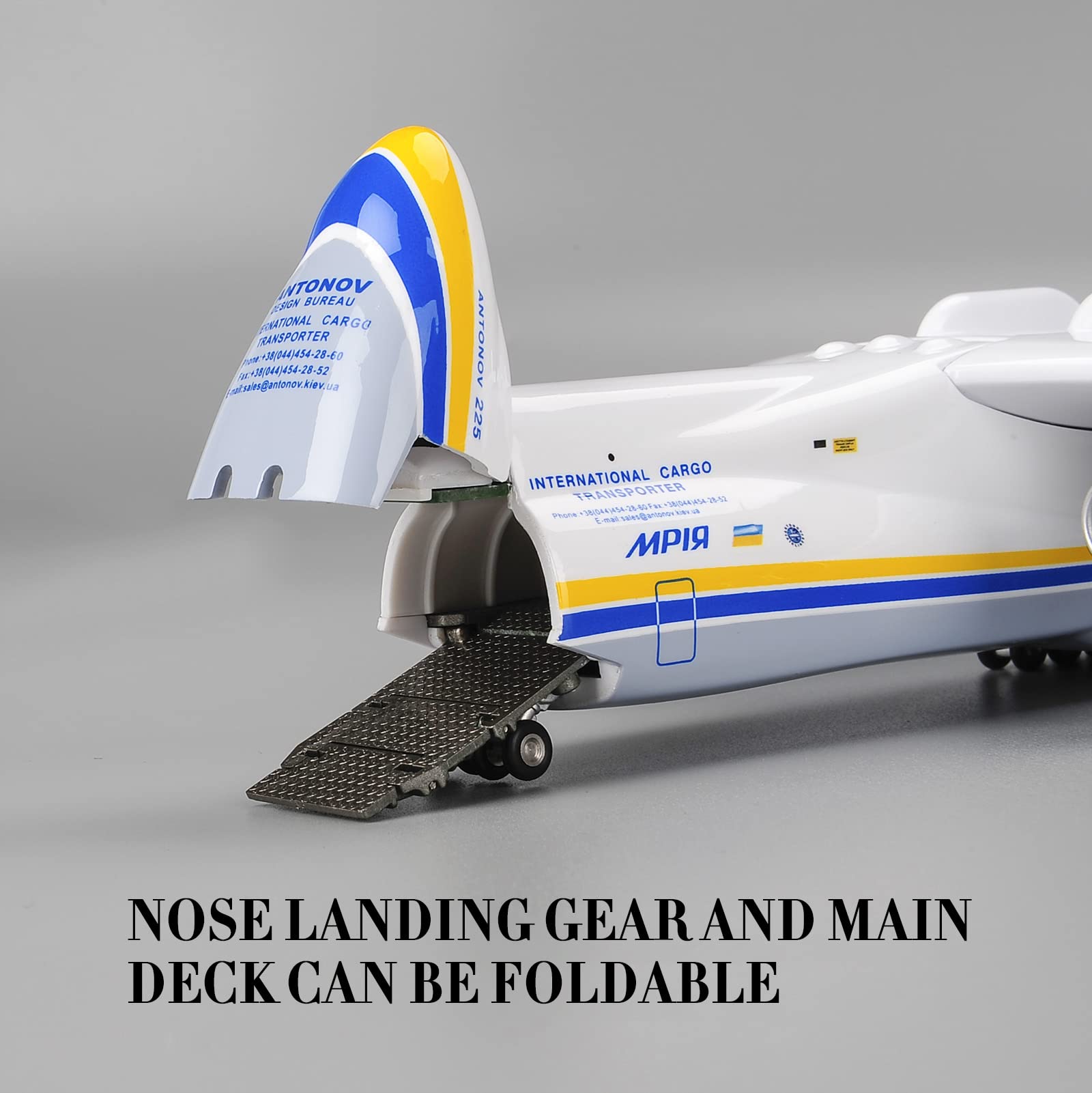 thumbnail image 2 of 1/200 Scale An-225 Antonov Aircraft Model – Painted Strategic Transport 2 of 6