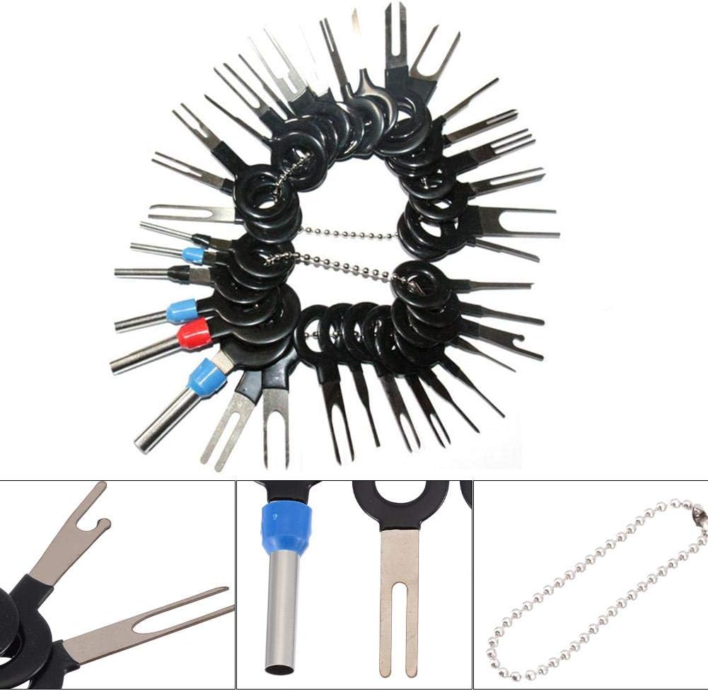 Fllyingu 38 Piece Set Clamp Removal Tool for Electrical Wiring Crimp Connectors Removal Plug