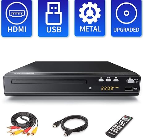 Sandoo DVDプレーヤー、DVD/CD再生専用