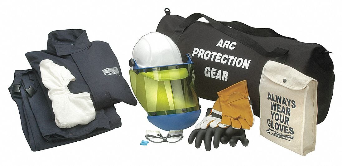 12.0 cal./cm2 Arc Flash Protection Clothing Kit, 2HRC, Navy, M