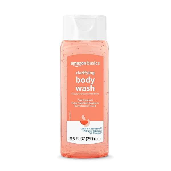 AMAZON BASICS CLARIFYING PINK GRAPEFRUIT BODY WASH, 2%...