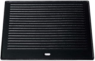 CLP Gusseisen-Grillplatte I Beidseitig Nutzbare Grillplatte Für Gasgrill Und Kohlegrill Und Elektrogrill, Farbe:anthrazit, Größe:41.3x30.5 cm