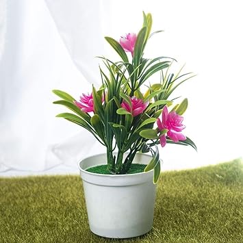 Amazon Co Jp 人工植物 偽花人工鉢植えシミュレーション小さな蓮の花偽pu睡蓮diyホームガーデンテーブルデコレーションロータス植物ギフト 色 赤 スポーツ アウトドア