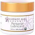 Honey Girl Organics Personal Lubricant, USDA Certified Organic Lubricant with Beeswax and EVOO (2 Oz)