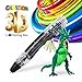 3D Drawing Pen - Safe for Kids & Adults – Simple 1 Button Operation – Won’t Burn – No Mess – Non-Toxic – Won’t Clog Guaranteed - 2017 Gen 3D Printing Pen