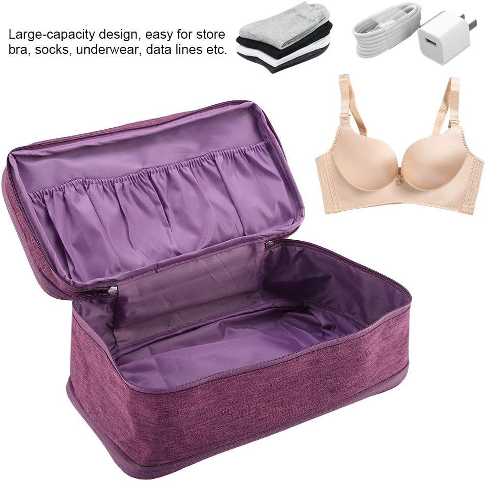 Travel Underwear Organizer, Portable Waterproof Travel Storage Organizer for Cosmetics Toiletries, Hotel, Home, Bathroom - Image 3