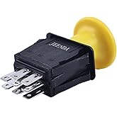 JEENDA Clutch PTO Switch 463034 Compatible with Scag Cheetah Freedom Z Tiger Cub SMZ-48, SSZ-20CV Turf Tiger and Tiger Cat Walk behinds 8 Terminals 481687 483162 483957