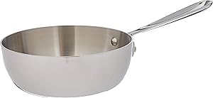 All-Clad Lid 4212 No Whisk D3 Saucier, 2-Quart, Silver
