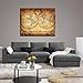 sechars - Canvas Wall Art Antique Vintage Classic Style Canvas Map of The World Large Globe Map Poster Canvas Gallery Wrapped for Living Room Home Office Decor Ready to Hang,-32