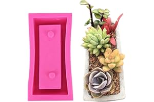 NINEXY Silicone Concrete Flower Pots Molds,Silicone Planter Molds I Love U Design Succulent Plant Flowerpot Moulds Cement Clay Molds DIY Handcraft Decoration Tool