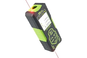 Laser Measurement Tool, Inkerma DM-393 Bilateral Laser Distance Meter, 393ft/ 120m Rechargeable Laser Measure with Color Back