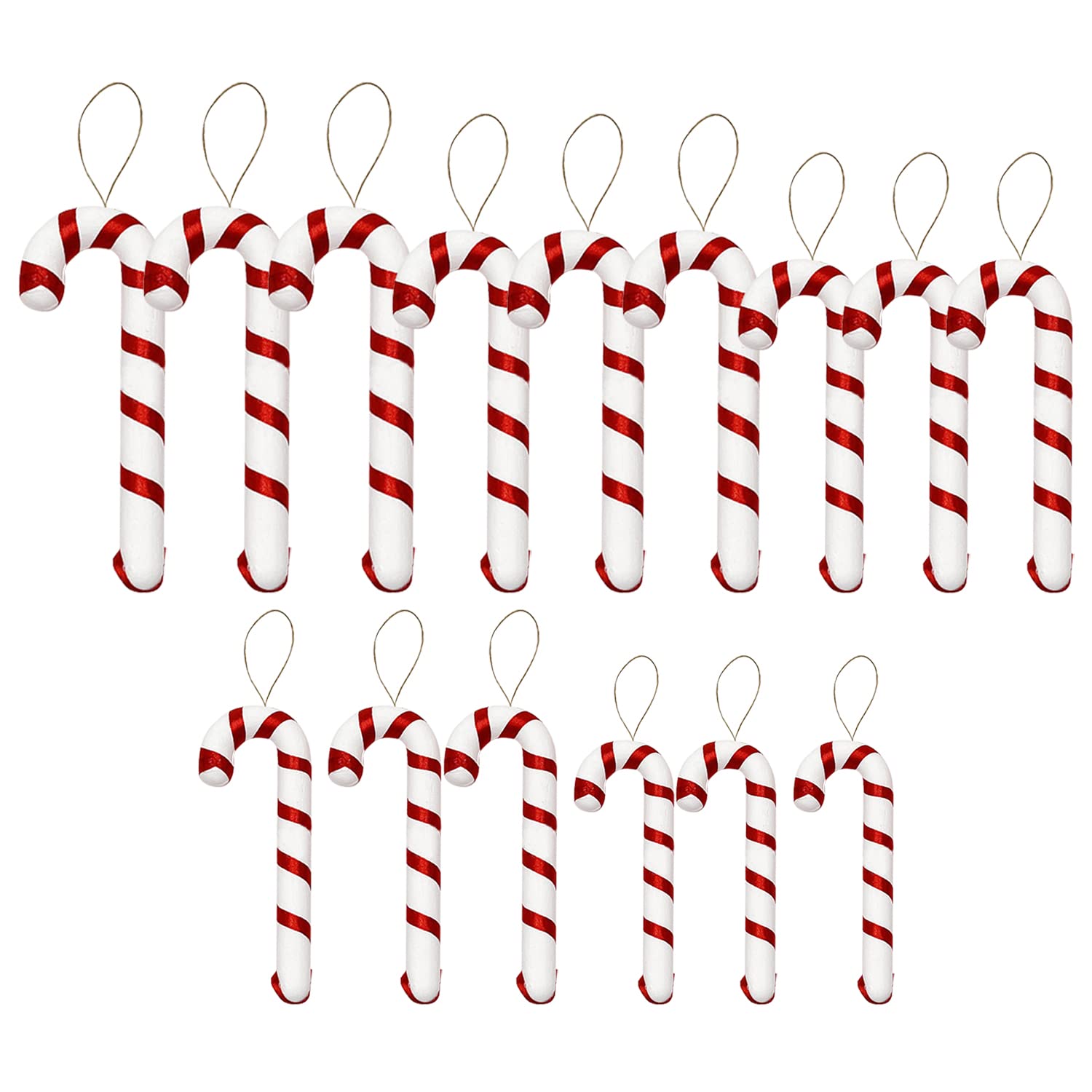 15 pieces of Christmas candy canes, Christmas tree decorations, party supplies, holiday decorations, personalized Christmas decorations, Christmas decoration sets, festive atmosphere accessories