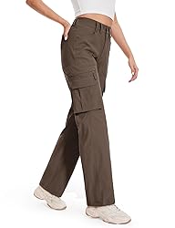 Moosehill Cargo Hiking Pants Women High Waisted