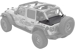 Bestop-9003635 Duster Deck Cover - '18-20 Wrangler JL 4-Door (Black Diamond)