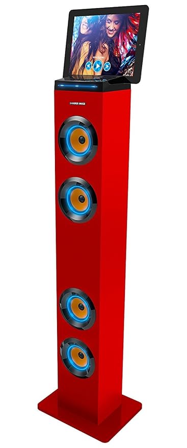 tall bluetooth speaker with lights